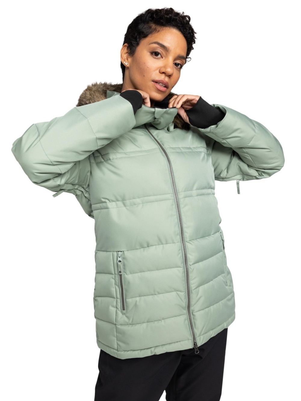 NWT Roxy Women's Quinn 10K Waterproof Insulated Snow Jacket
